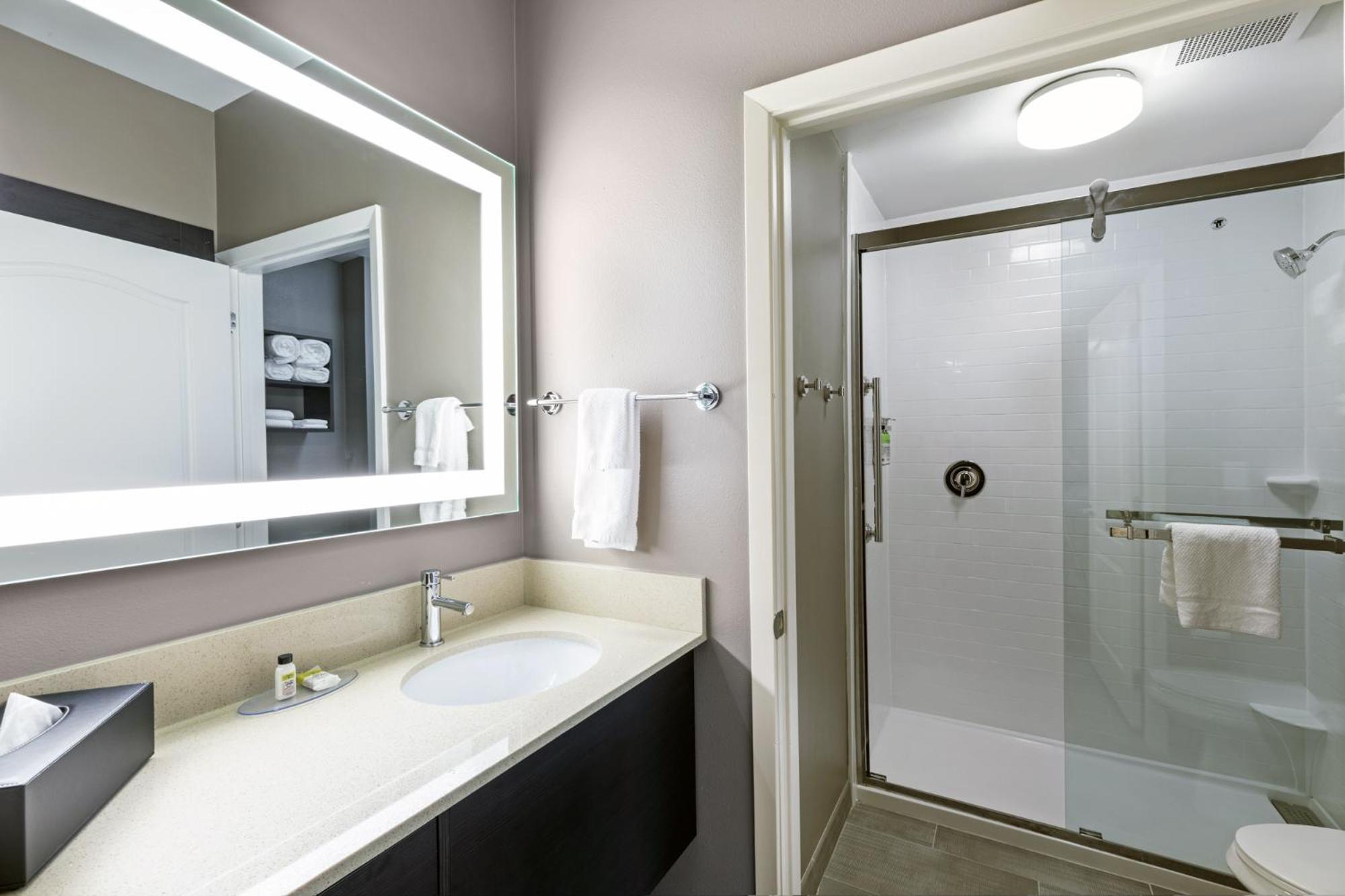 Studio with King Suite - Hearing Accessible and Tran Shower/ Non-Smoking